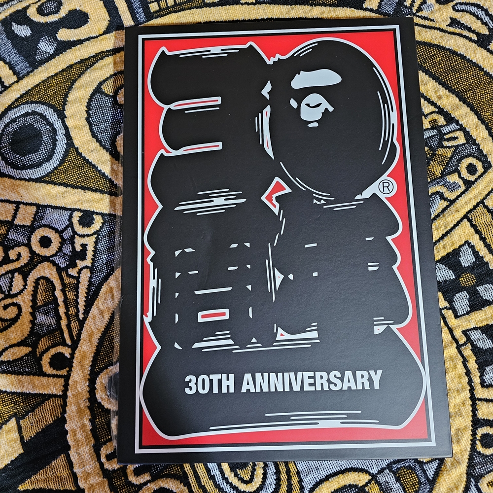 BAPE 30th Anniversary t-shirt With Box